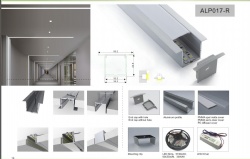 LED Aliminium Profile ALP017-R U