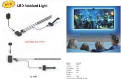 LED AMBIENT LIGHT STRIP 2M OR 4M